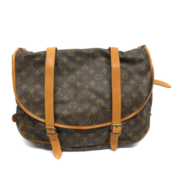 imgrc0085070052 Louis Vuitton Saumur 43 Crossbody Bag Monogram Canvas Brown