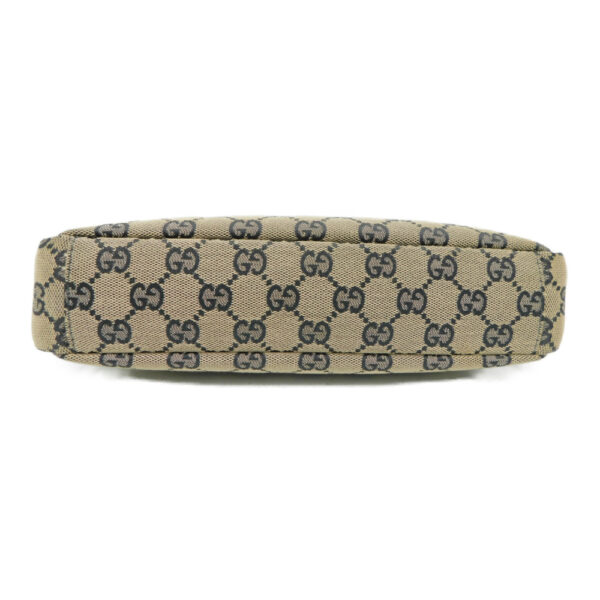 imgrc0085107327 Gucci GG Canvas Shoulder Bag Leather Beige Brown