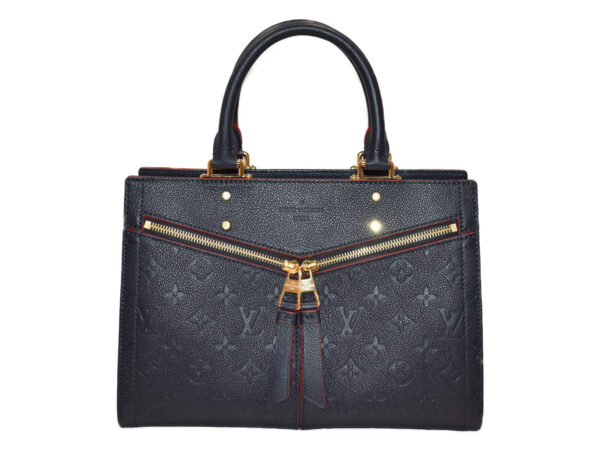 imgrc0085229798 Louis Vuitton Three PM Empreinte Leather Shoulder Bag Navy