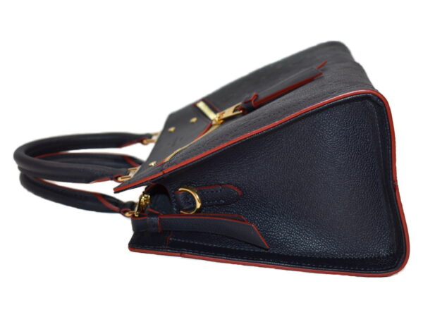 imgrc0085229800 Louis Vuitton Three PM Empreinte Leather Shoulder Bag Navy