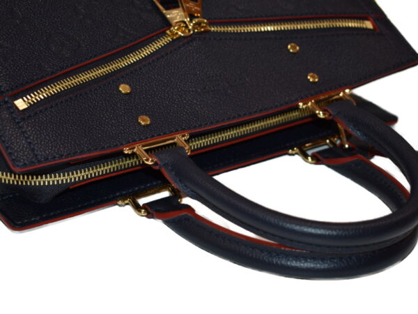 imgrc0085229803 Louis Vuitton Three PM Empreinte Leather Shoulder Bag Navy