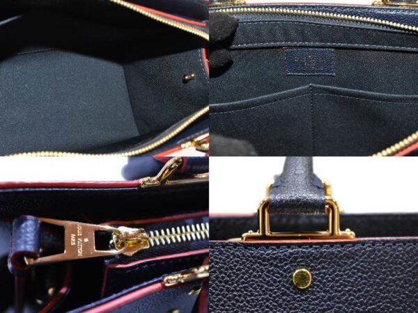 imgrc0085229805 Louis Vuitton Three PM Empreinte Leather Shoulder Bag Navy