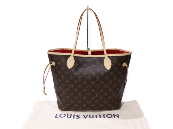 imgrc0085242683 Louis Vuitton Neverfull MM Monogram Tote Bag Red