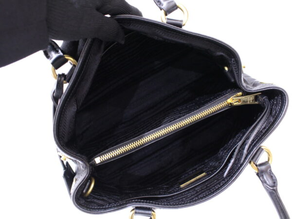 imgrc0085293595 Prada 2WAY Bag Nylon X Leather Black