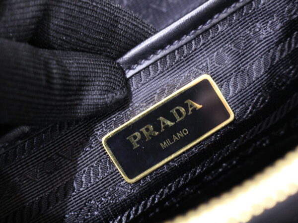 imgrc0085293597 Prada 2WAY Bag Nylon X Leather Black