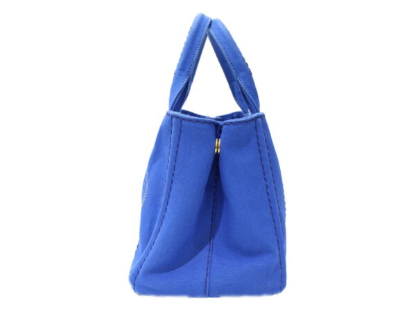 imgrc0085388815 Prada Canapa Handbag Canvas Blue