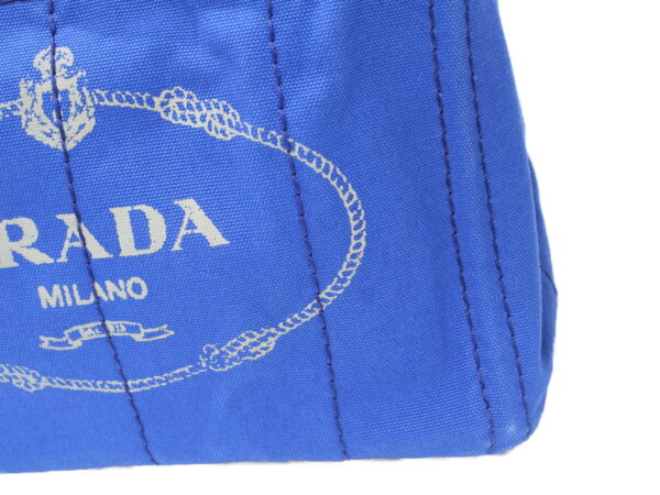 imgrc0085388821 Prada Canapa Handbag Canvas Blue