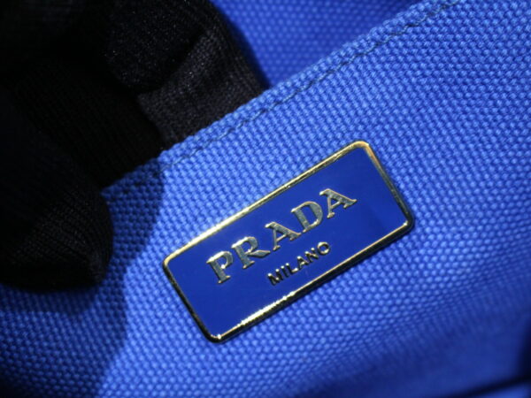 imgrc0085388824 Prada Canapa Handbag Canvas Blue