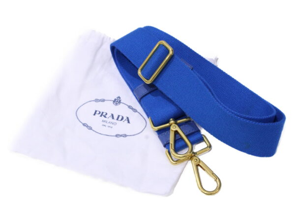 imgrc0085388831 Prada Canapa Handbag Canvas Blue