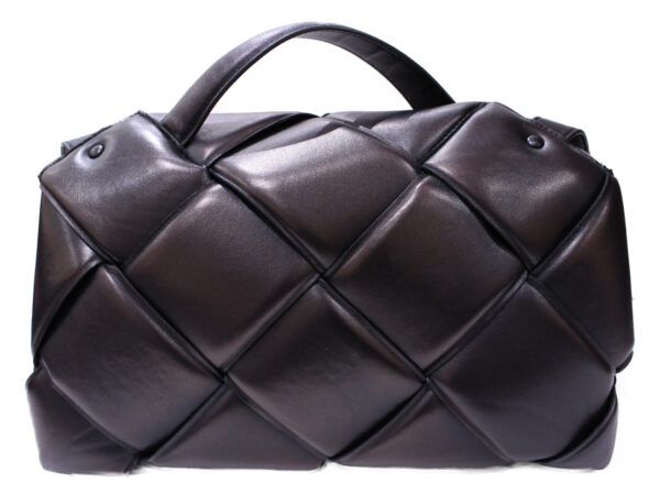 imgrc0085427831 Bottega Veneta Top Handle Bag Lambskin Black