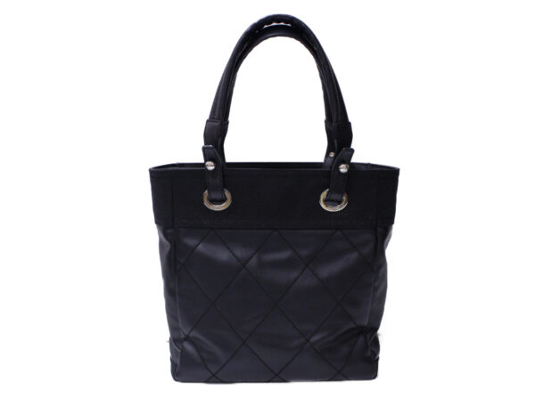 imgrc0085508092 Chanel Paris Biarritz PM Tote Bag Black