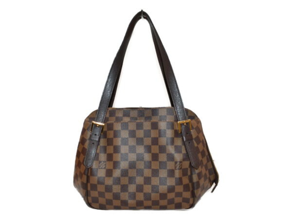 imgrc0085656980 Louis Vuitton Belem MM Damier Ebene Handbag Brown