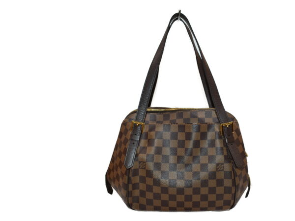 imgrc0085656981 Louis Vuitton Belem MM Damier Ebene Handbag Brown