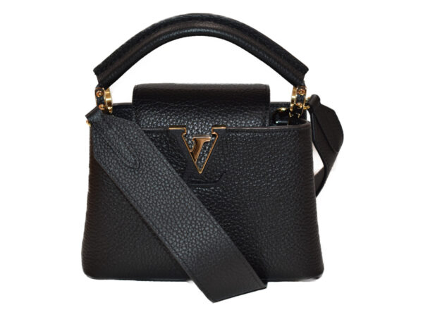 imgrc0085657037 Louis Vuitton Capucines Mini Handbag Leather Black