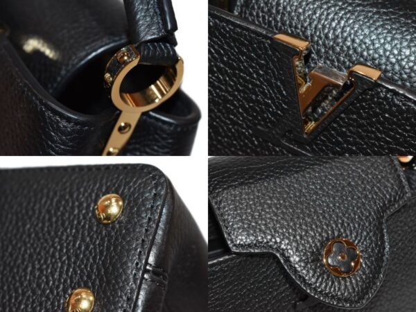 imgrc0085657043 Louis Vuitton Capucines Mini Handbag Leather Black