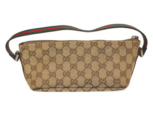 imgrc0085671740 Gucci GG Canvas Accessory Pouch Beige Green Red