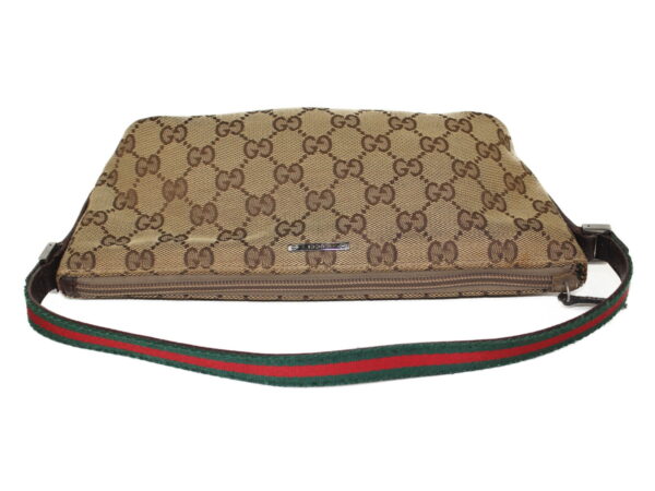 imgrc0085671744 Gucci GG Canvas Accessory Pouch Beige Green Red