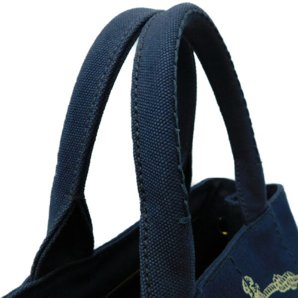 imgrc0085694112 Prada Canapa 2WAY Handbag Canvas Navy