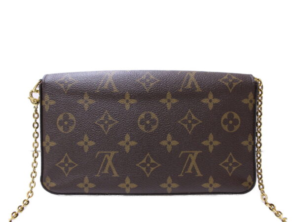 imgrc0085715569 Louis Vuitton Pochette Felicie Monogram Canvas Chain Wallet Pink