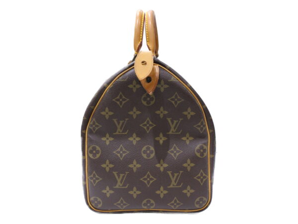 imgrc0085721090 Louis Vuitton Speedy 35 Monogram Canvas Bag Brown