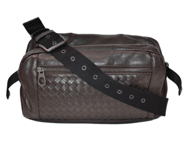 imgrc0085744834 Bottega Veneta Intrecciato Body Bag Leather Brown