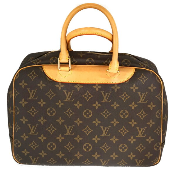 imgrc0085833590 Louis Vuitton Bowling Vanity Deauville Handbag Monogram Canvas Brown