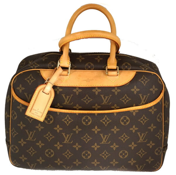 imgrc0085833591 Louis Vuitton Bowling Vanity Deauville Handbag Monogram Canvas Brown