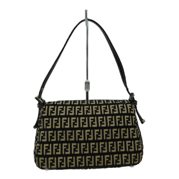 imgrc0085886635 Fendi Mini Mamma Bucket Handbag Zucca Pattern Black Beige