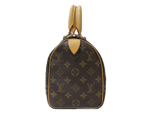 imgrc0085897129 Louis Vuitton Speedy 25 Monogram Canvas Handbag Brown