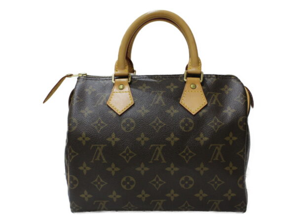 imgrc0085897130 Louis Vuitton Speedy 25 Monogram Canvas Handbag Brown