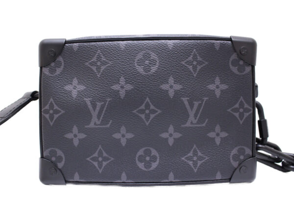 imgrc0085918756 Louis Vuitton Mini Soft Trunk Monogram Eclipse Shoulder Bag Black