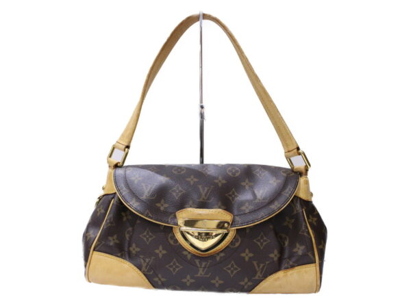 imgrc0085957671 Louis Vuitton Beverly MM Monogram Canvas Shoulder Bag Brown