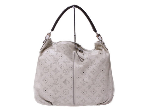 imgrc0085973285 Louis Vuitton Selene PM Mahina Leather Shoulder Bag Off White