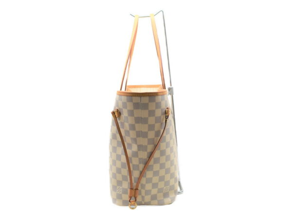 imgrc0085977154 Louis Vuitton Neverfull MM Damier Azur Tote Bag White