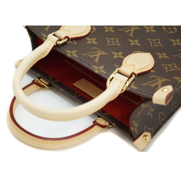 imgrc0085997951 Louis Vuitton Sac Plat BB 2Way Bag Canvas Brown