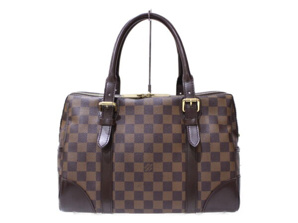 imgrc0086060926 Louis Vuitton Berkley Damier Canvas Handbag Brown