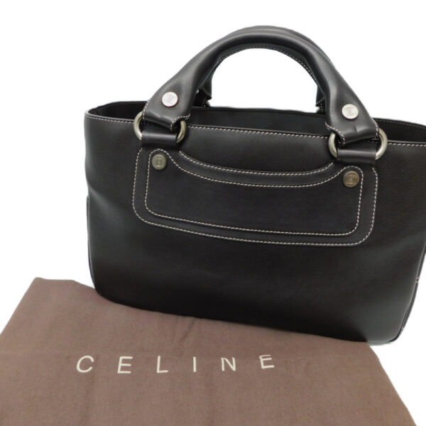 imgrc0086075458 Celine Boogie Leather Handbag Brown