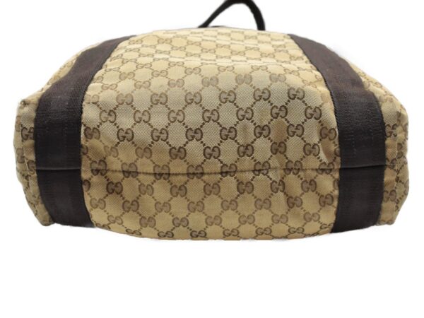 imgrc0086076151 Gucci Tote Bag Brown Beige Canvas