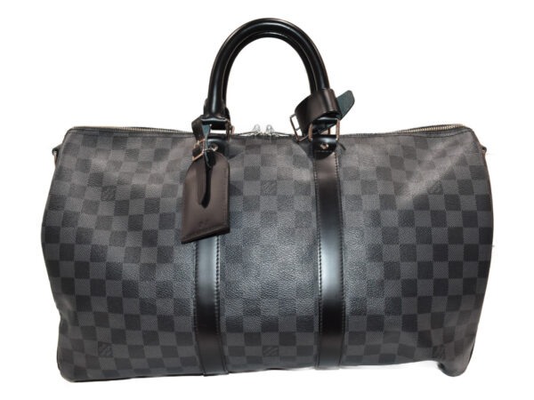 imgrc0086131362 Louis Vuitton Keepall Bandouliere 45 Damier Graphite Bag Gray