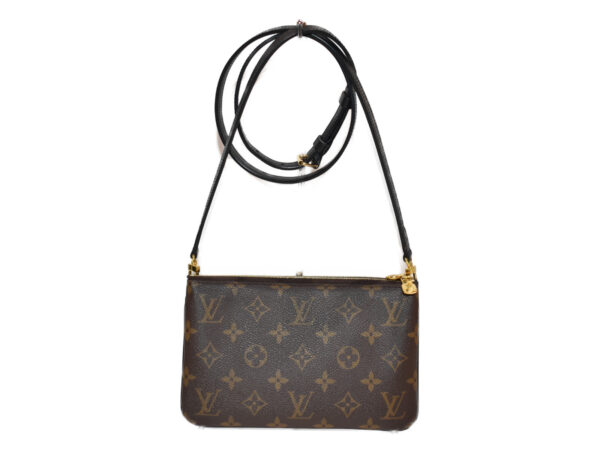 imgrc0086131373 Louis Vuitton Pochette Double Zip Crossbody Monogram Giant Reverse Brown