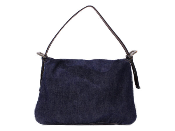 imgrc0086150547 Fendi Mamma Bucket Denim Shoulder Bag Navy