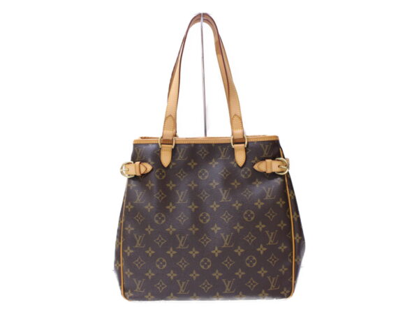 imgrc0086166983 Louis Vuitton Batignolles Vertical Monogram Canvas Tote Bag Brown