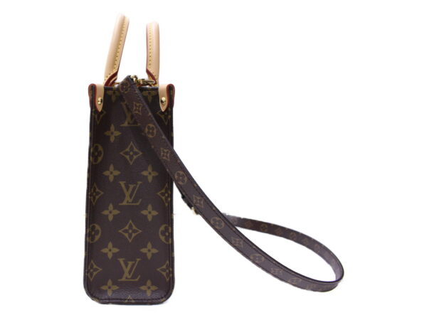 imgrc0086213132 Louis Vuitton Sac Plat BB Monogram Canvas Shoulder Bag Brown