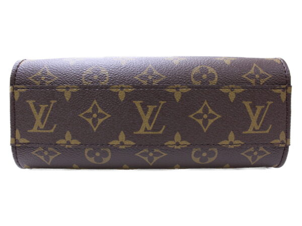 imgrc0086213135 Louis Vuitton Sac Plat BB Monogram Canvas Shoulder Bag Brown