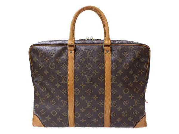 imgrc0086234147 Louis Vuitton Porte Document Voyage Monogram Canvas Briefcase Brown