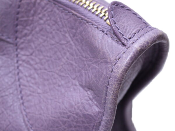 imgrc0086244201 Balenciaga The Giant Work Leather Handbag Purple