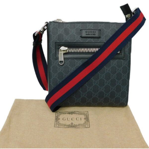 imgrc0086250731 Gucci GG Supreme Small Messenger Bag Black