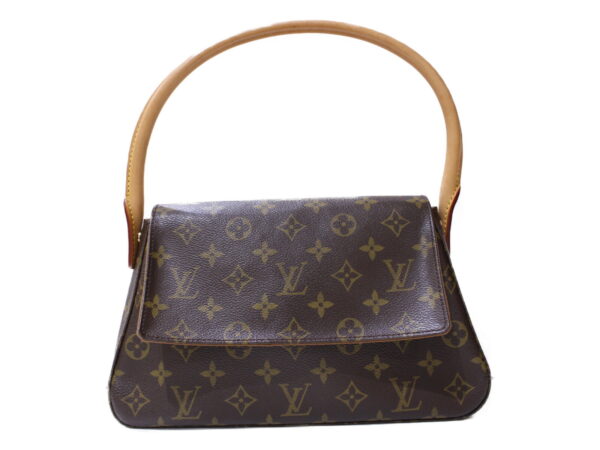 imgrc0086278193 Louis Vuitton Mini Looping Monogram Canvas Handbag Brown