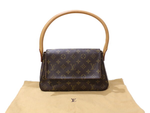 imgrc0086278207 Louis Vuitton Mini Looping Monogram Canvas Handbag Brown