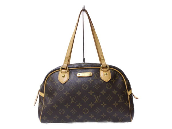 imgrc0086286636 Louis Vuitton Montorgueil PM Monogram Canvas Shoulder Bag Brown